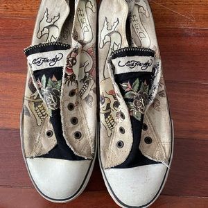 Ed Hardy Men’s Size 12 Slip-on Sneakers